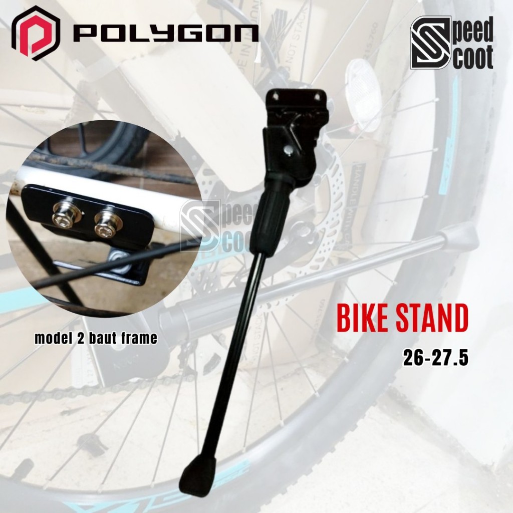 Standar Samping Sepeda 26 27.5 Polygon Model 2 Baut