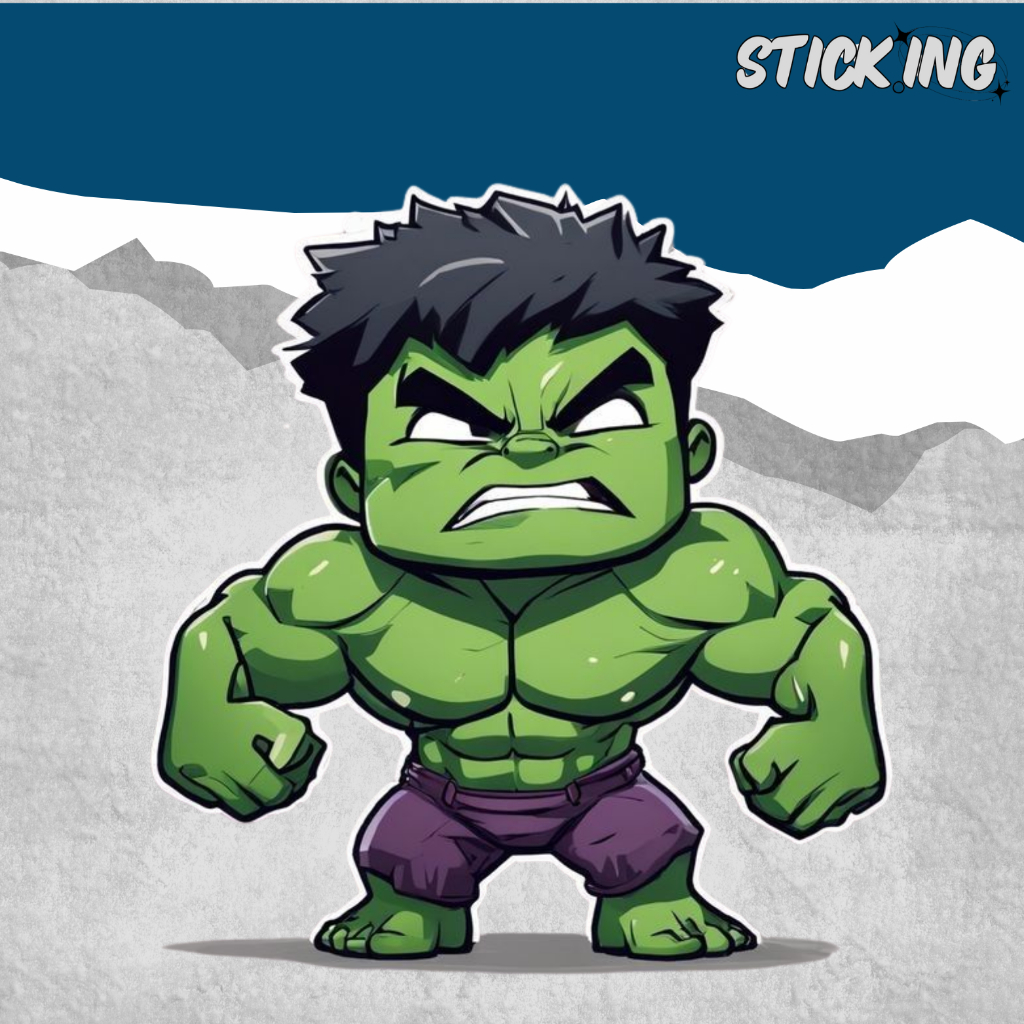 

STICKER SUPERHERO I HULK