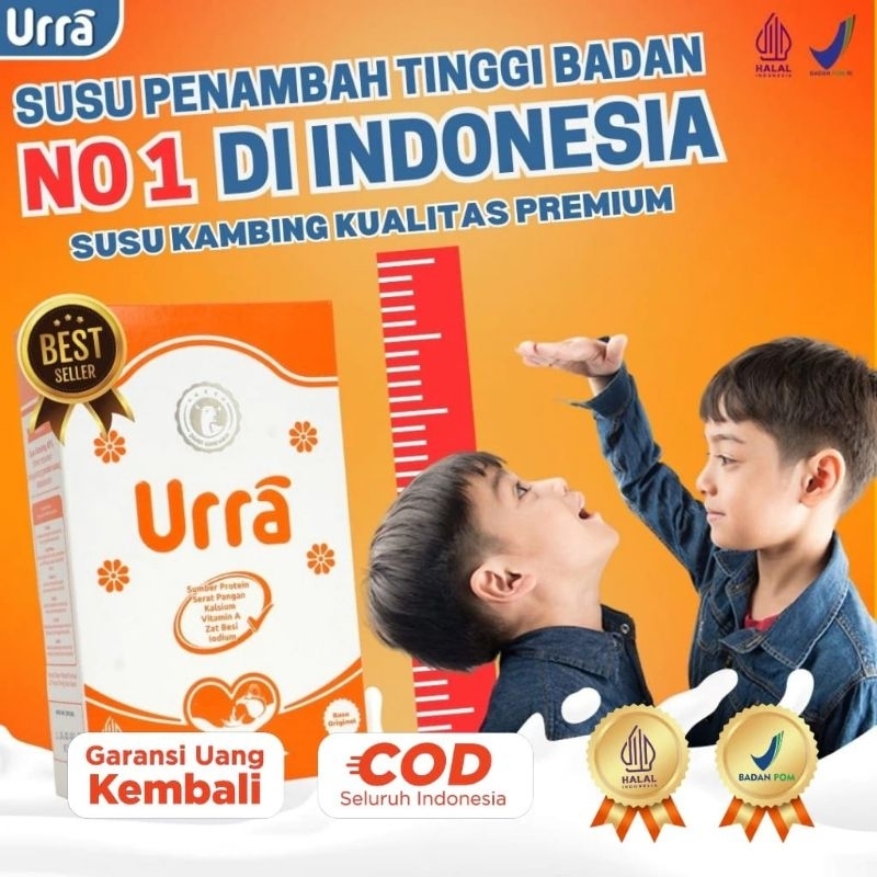 

1 Box URRA SUSU - Susu Kambing Saneen Untuk Penambah Berat Badan & Tinggi Badan Anak
