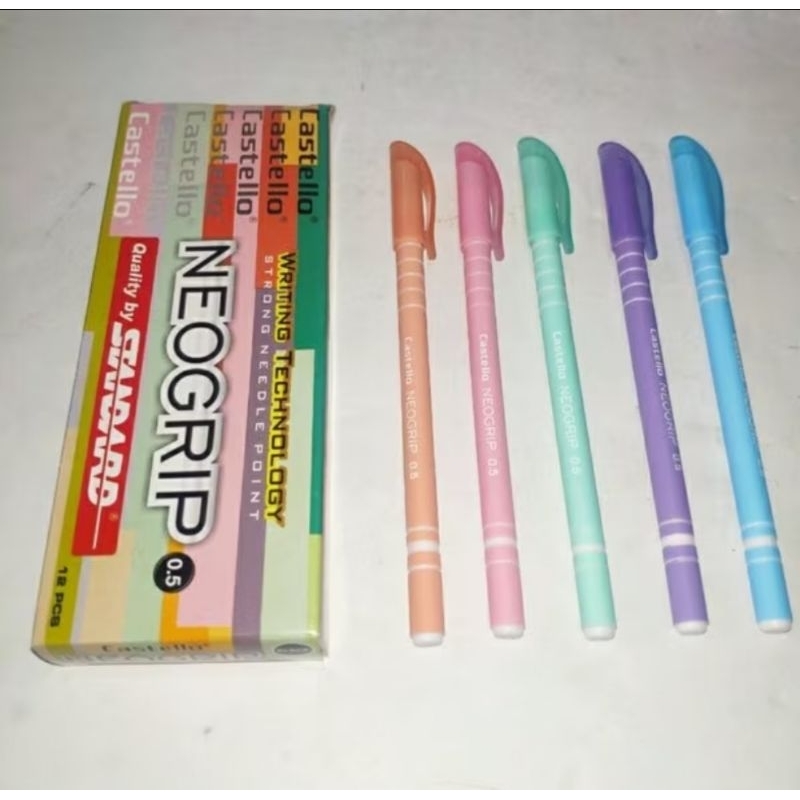 

PULPEN STANDART PEN CASTELLO NEOGRIP - SATUAN