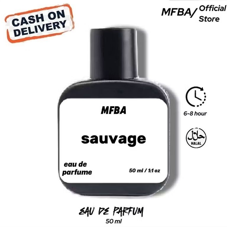 MFBA Parfum SAUVAGE 50 ml - eau de parfum | Parfum Pria Minyak Wangi Tahan Lama
