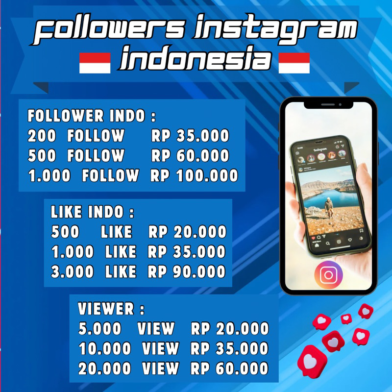 FOLLOWER INSTAGRAM INDONESIA GARANSI