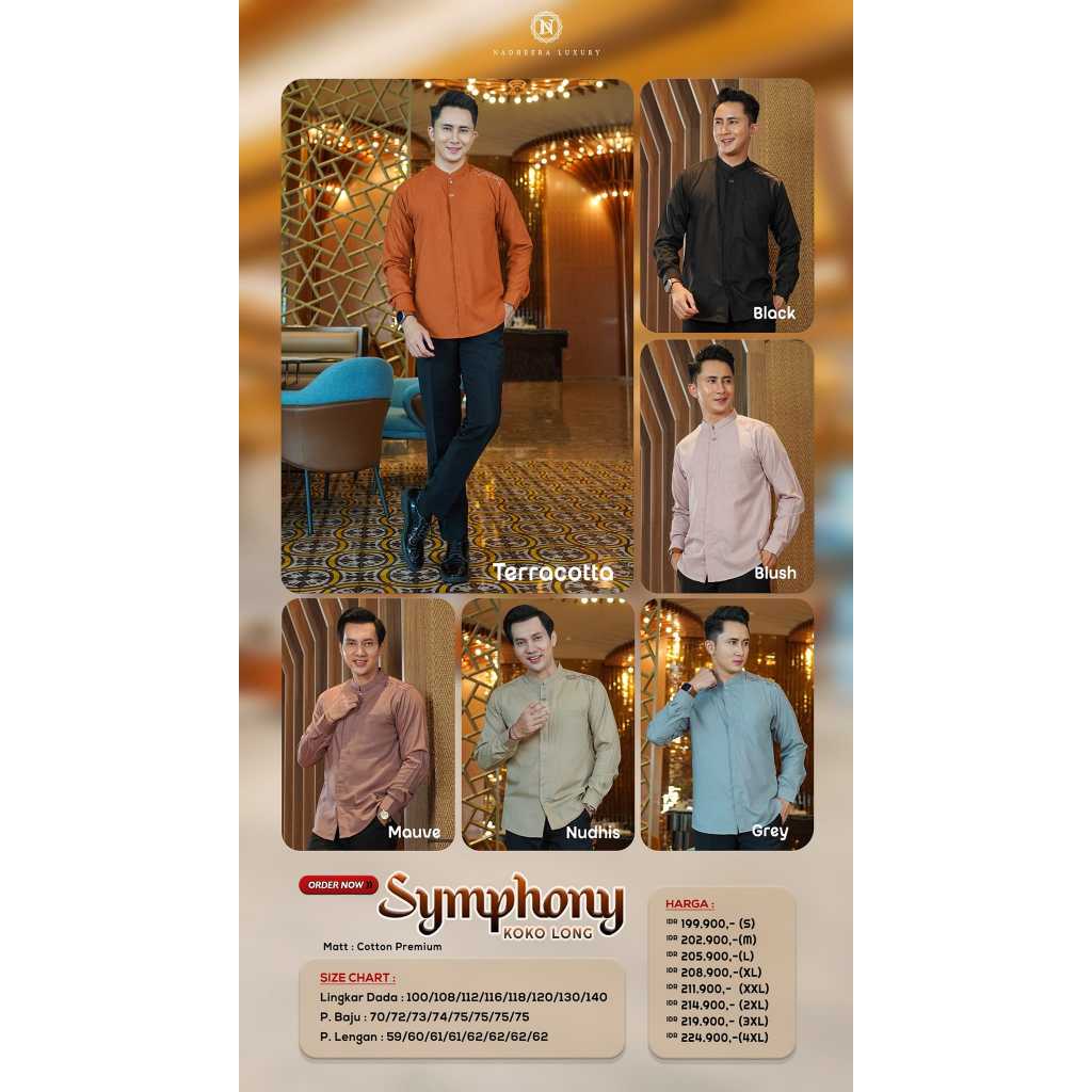 SYMPHONY KOKO LONG | NADHEERA LUXURY | KOKO PRIA | KEMEJA KOKO PRIA