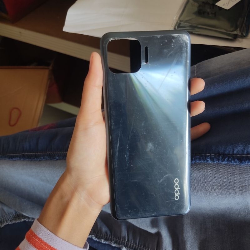 BACKDOOR BACK COVER OPPO RENO 4F BLACK