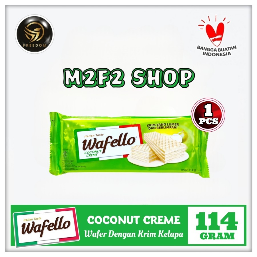 

Roma Wafer Wafello Coconut Creme | Krim Kelapa - 114 gr (Harga Satuan)