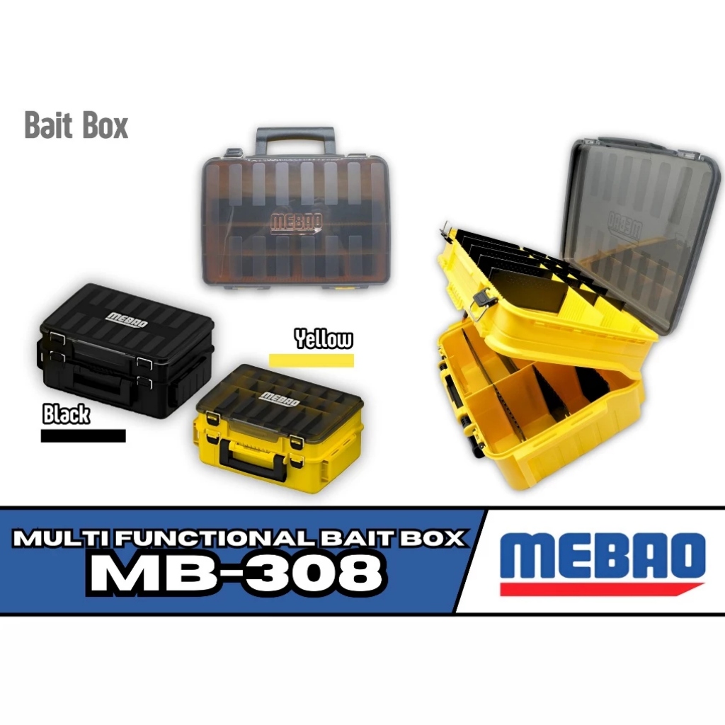 Box Alat Pancing Mebao MB-308 / Bait Box / Tackle Box / Kotak Alat Pancing