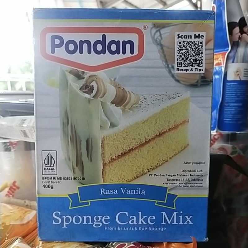 

TEPUNG PONDAN SPONGE CAKE MIX