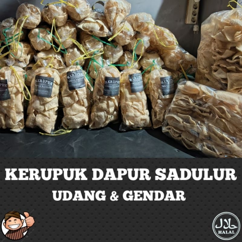 

Kerupuk Udang Dan Gendar Dapur Sadulur