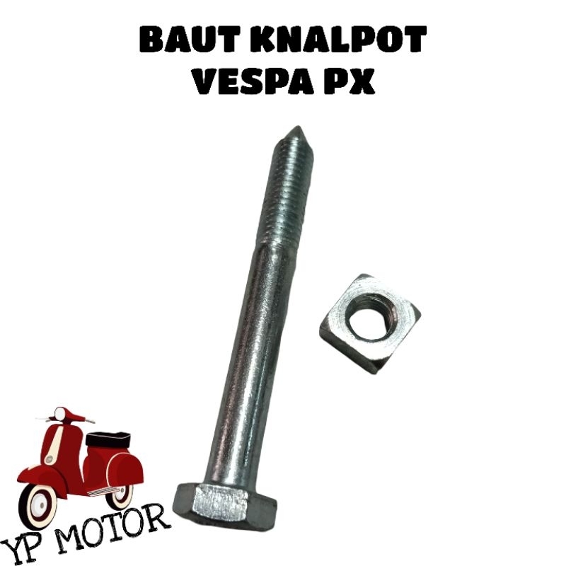 FA Itali Baut Knalpot Vespa PX P150X Sparepart Aksesoris Sukucadang Variasi Vespa