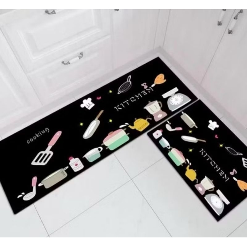 M1 COD melind store Keset Dapur 2 in 1 minimalis cantik pekanbaru / keset kaki kitchen import / kese