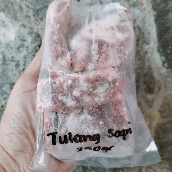 

TULANG SAPI 250gr Tulang Kaldu/Sop/bakso Halal Berkualitas Repack Banyak daging