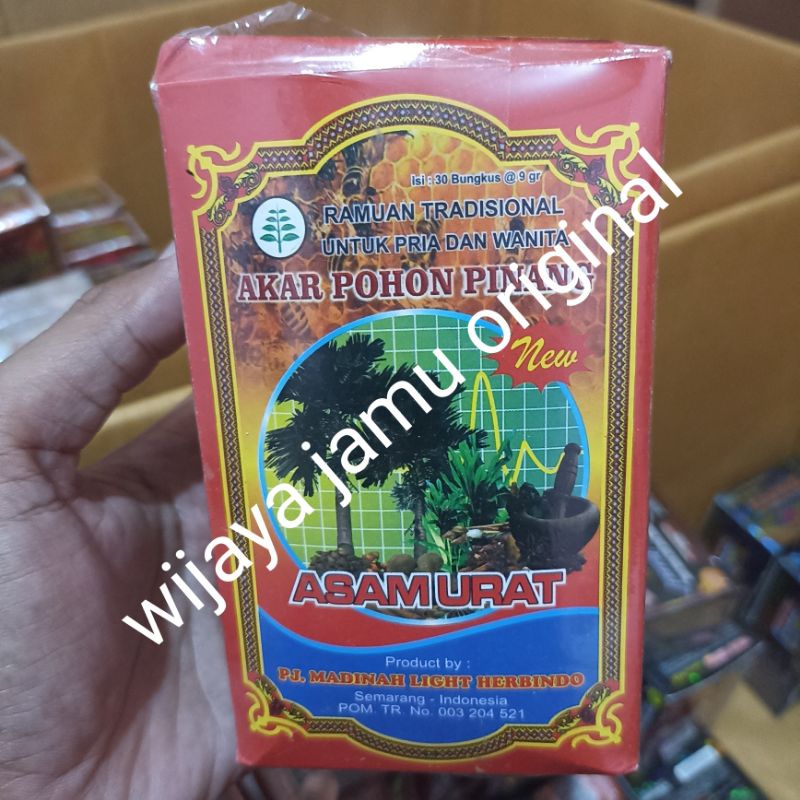 

asam urat akar pohon pinang 30 shacet