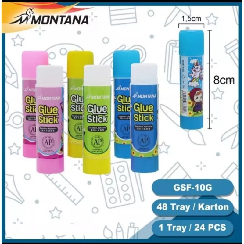 

[24pcs] GLUE STICK MONTANA | GLUE STICK FANCY | LEM KERTAS