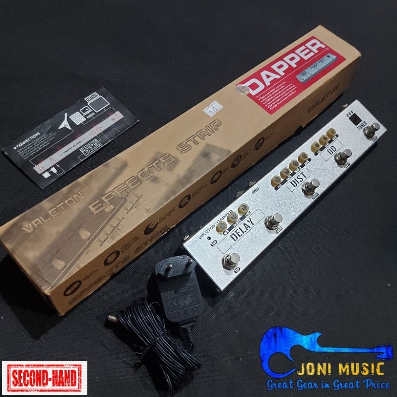 Efek Gitar Strip Valeton: Dapper Dark Dapper Mini Dapper Amp Mini Dapper Acoustic Mini Dapper Indie