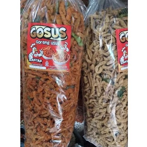 

usus goreng pedas dan original