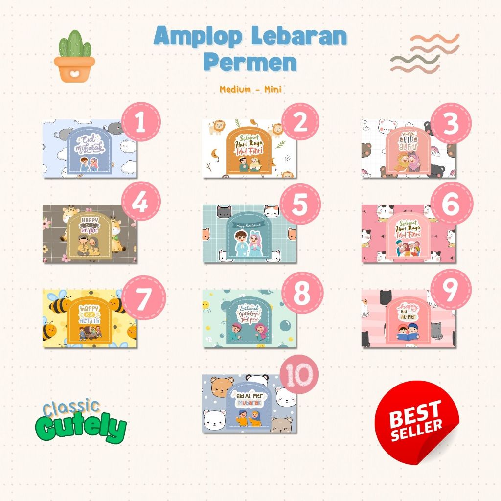 

Amplop Lebaran Permen – Medium | Desain Unik & Menggemaskan!