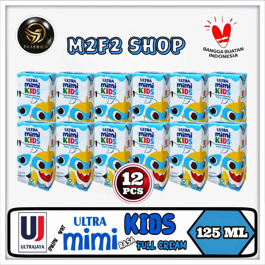 

Susu Ultra Milk Mimi Kids Kotak UHT Rasa Full Cream - 125 ml (Kemasan 12 Pcs)