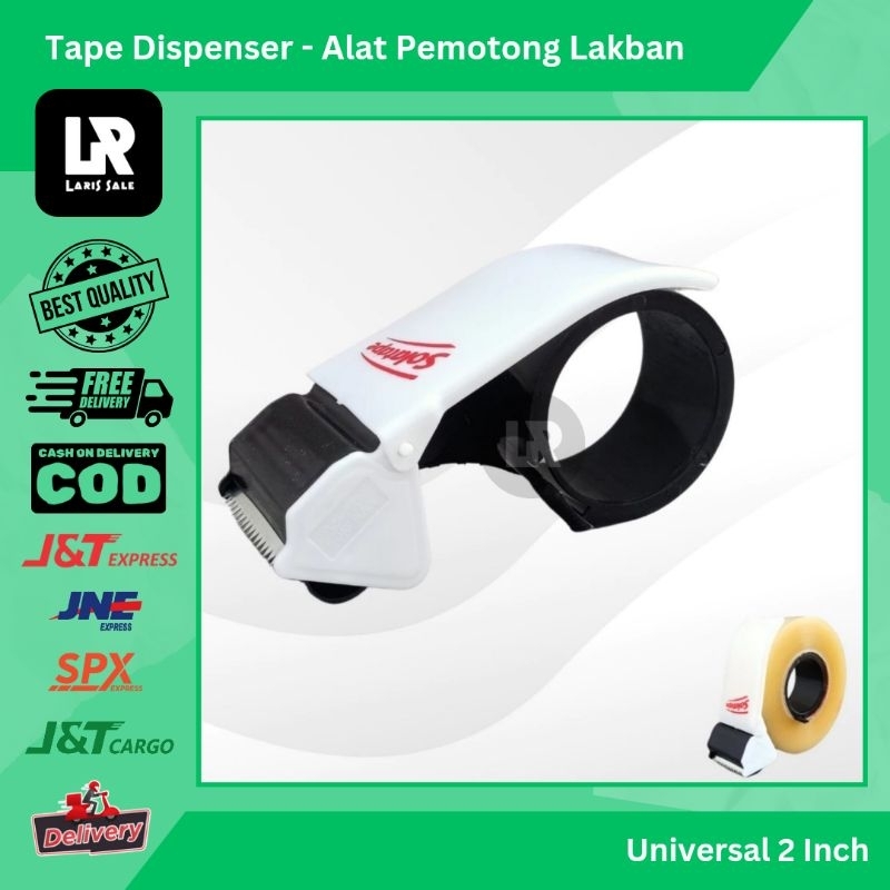 

Tape Dispenser 2 Inch Alat Pemotong Lakban Tape Cutter 45mm 48mm up to 300 yard