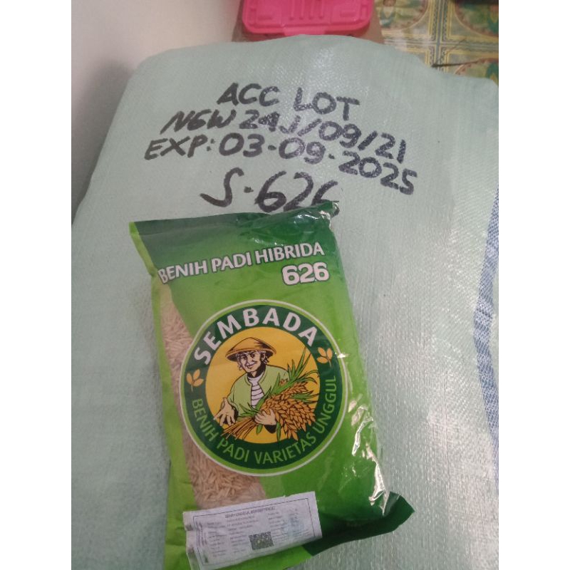 

benih padi sembada 626 original 100% exp 03 09 2025