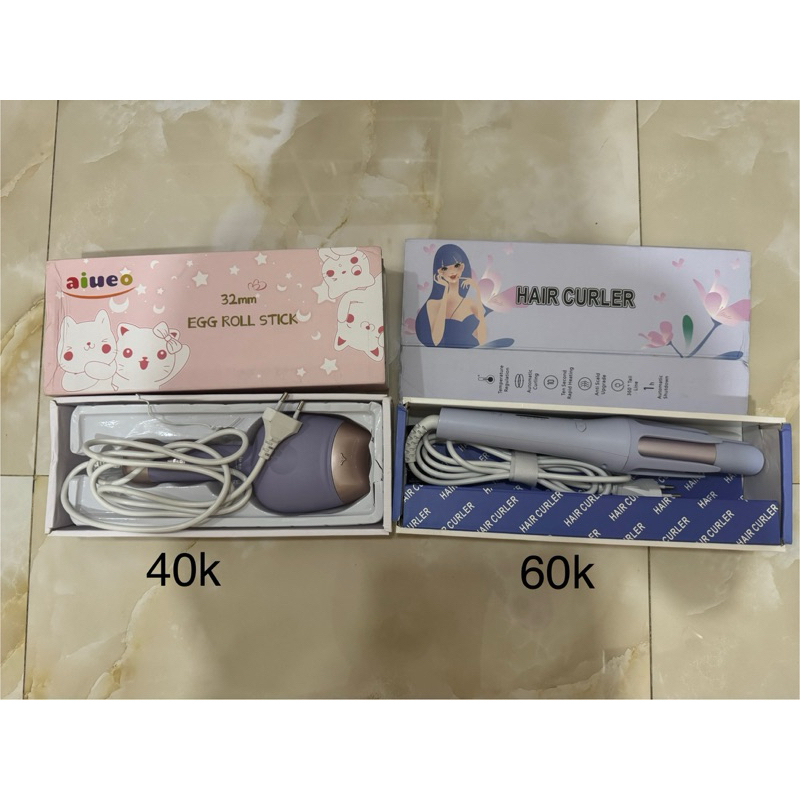 catokan kucing aiueo dan hair curler ramindong