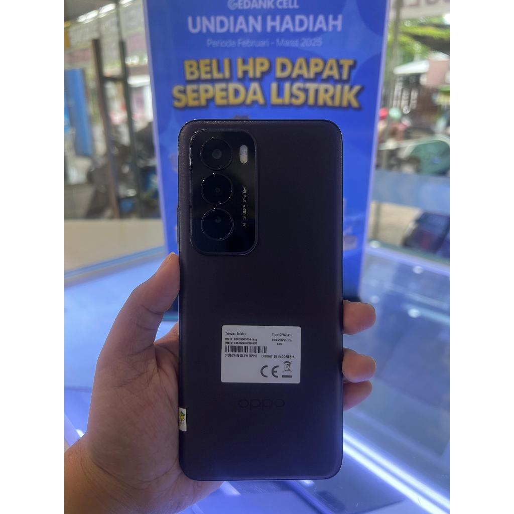 OPPO RENO 12 5G 12/256 - Full set hp bekas