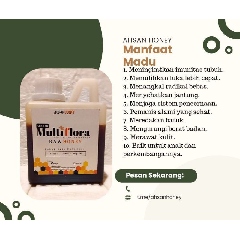 

Ahsan Honey Madu Multiflora