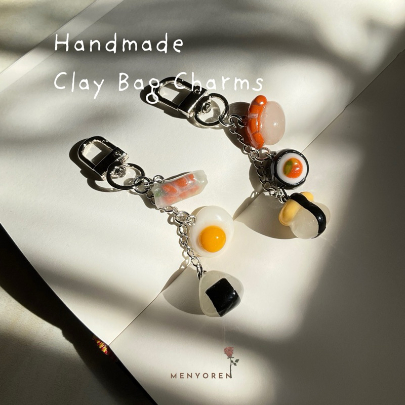 Bag Charm Handmade -  Gantungan Tas Lucu Miniature Makanan - Foodie Clay Bag Charm