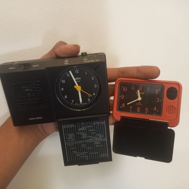 jam meja Braun dan Lorus buat display only kondisi tes batre mati