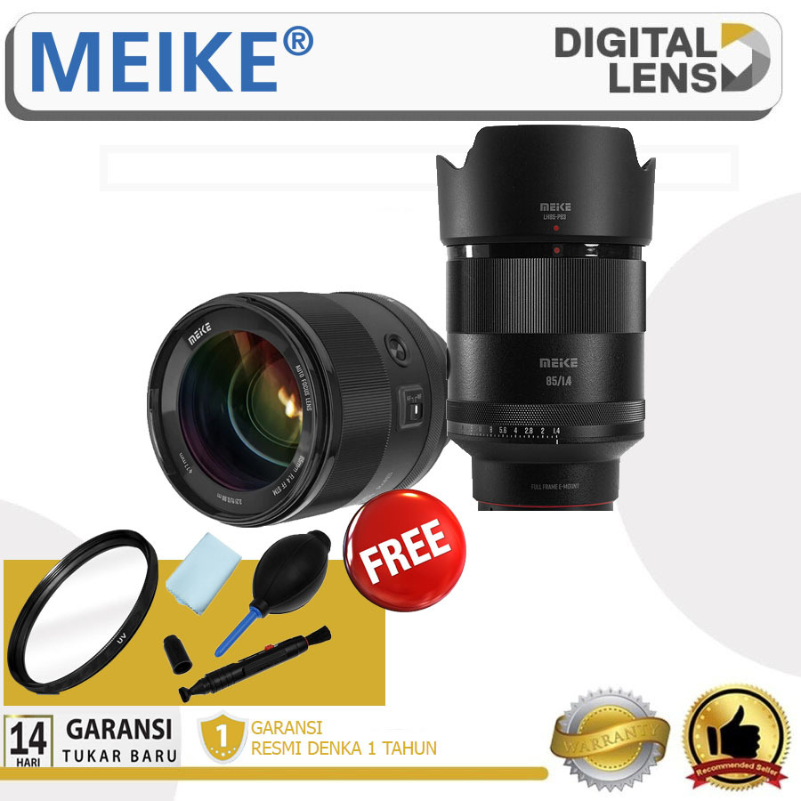 Lensa Meike AF 85mm f1.4 for Nikon Z Mount / Meike 85 mm f/1.4 Fix Lens Mirrorless Resmi