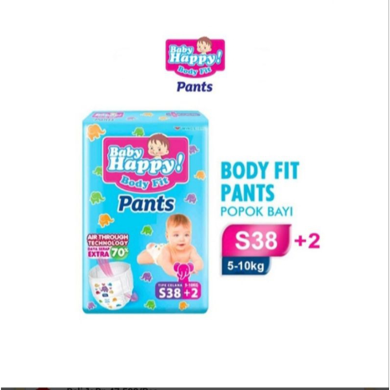 BABY HAPPY Pampers S 36+2