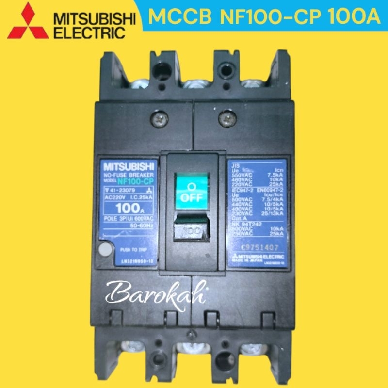 MCCB MITSUBISHI tipe NF100-CP 100A