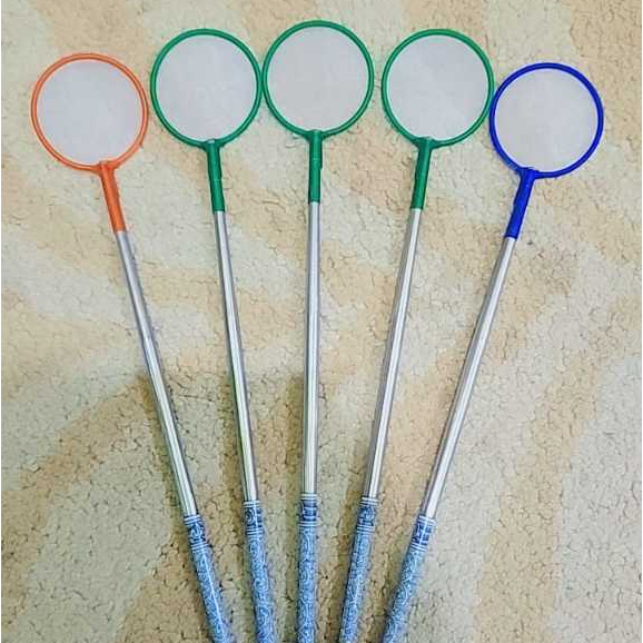 SEROKAN RAKET DIAMETER 4cm DATAR PEMBERI PAKAN IKAN CUPANG SEROKAN RAKET KUTU AIR ARTEMIA CASUT