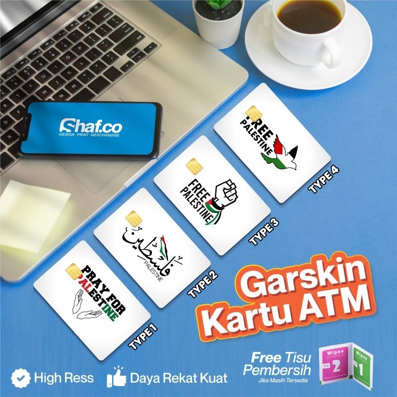 

GARSKIN STICKER KARTU / FLAZZ / SKIN CARD / STIKER / FREE PALESTINE / PALESTINE