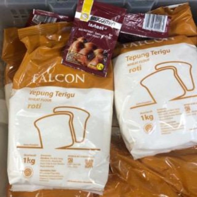 

terigu falcon roti (protein tinggi) 1 kg