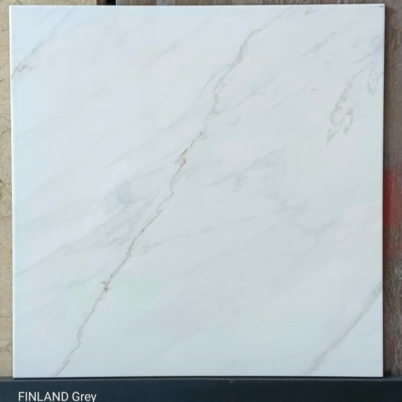 Keramik Lantai 50x50 Asia tile Finland grey | Glossy