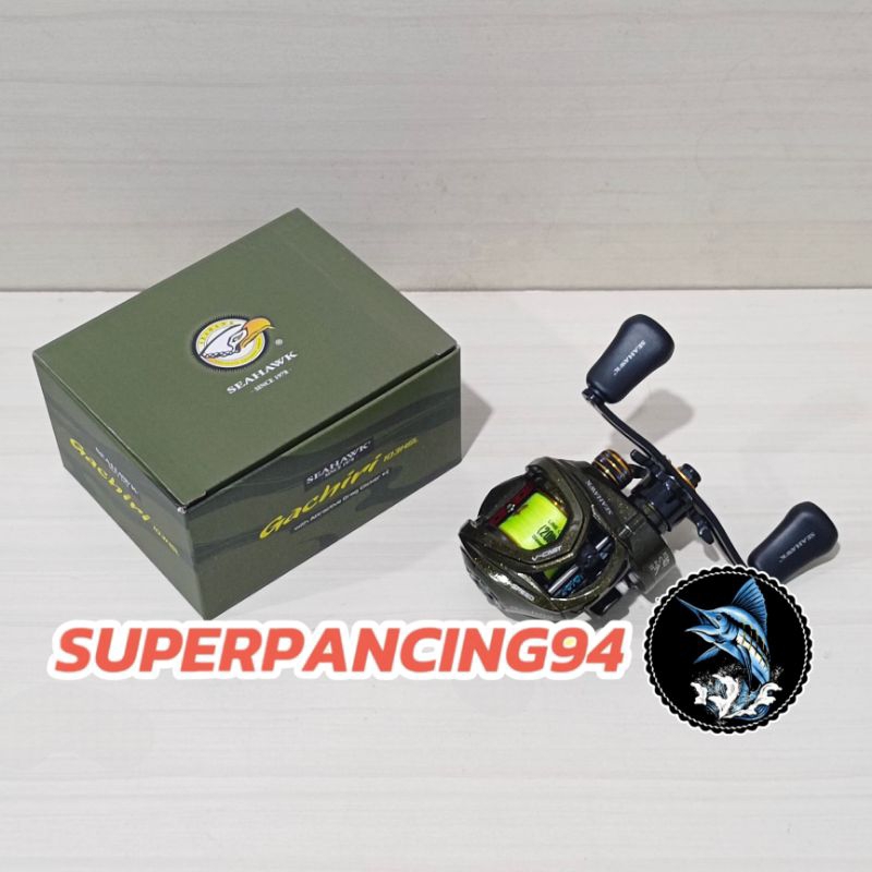 Reel BC Seahawk Gachiri (Handle Kiri)(Free Senar)