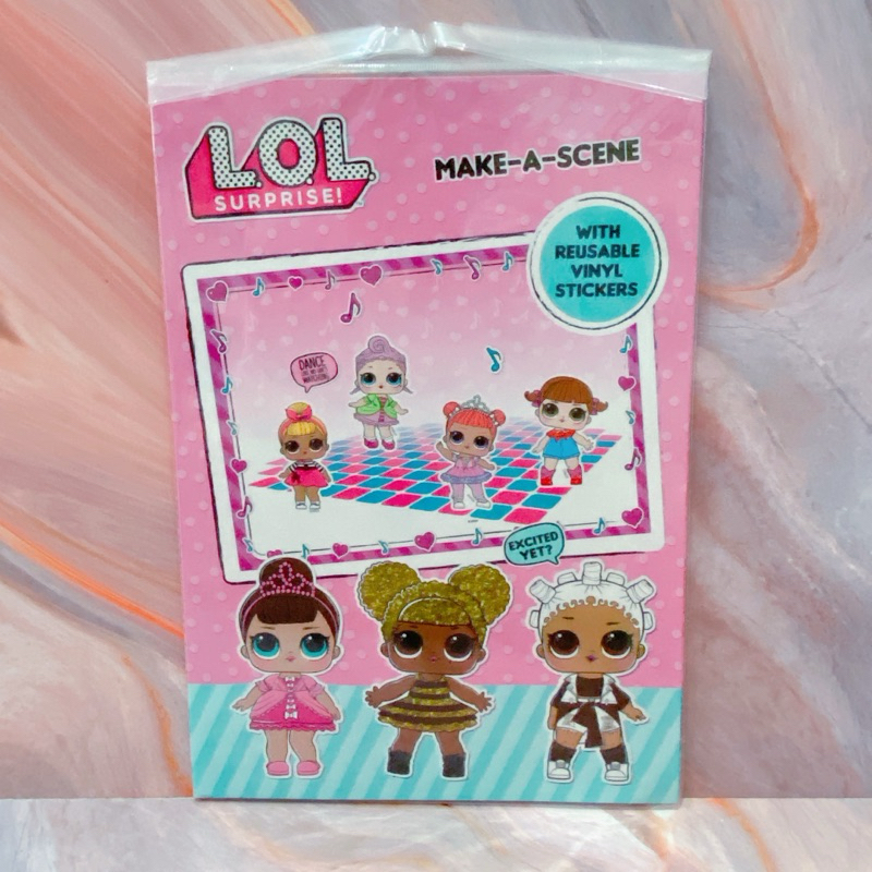 

LOL Surprise Sticker Make A Scenes Mainan Anak Perempuan Sticker LOL Surprise