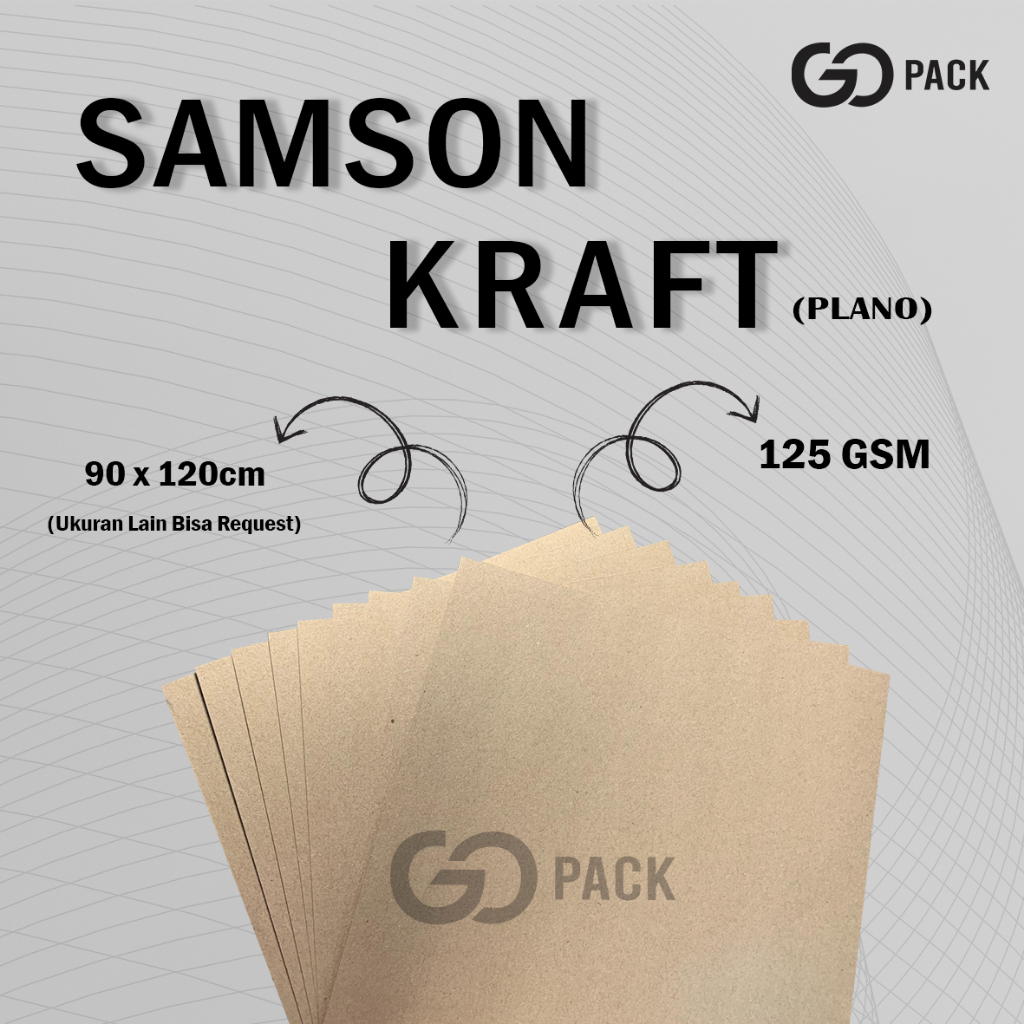 

Kertas Samson Kraft Ketebalan 125 Gsm, Dengan Ukuran 90 X 120 Cm