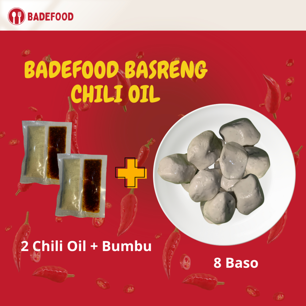 

BADEFOOD Basreng Chili Oil + Bumbu isi 8