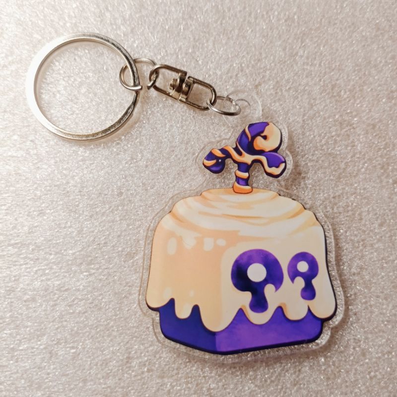 ganci akrilik DOUGH Fruit Blox Fruits / keychain gantungan kunci DOUGH Fruit Blox Fruits