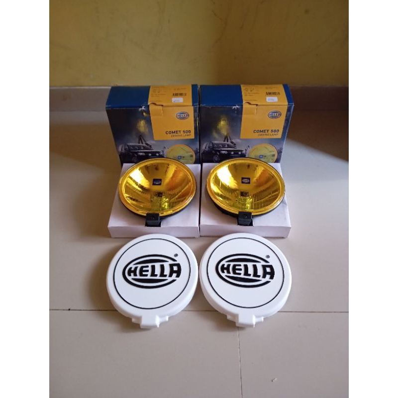 Lampu Tembak Hella Comet 500 Yellow Kuning Original | Lampu Kabut Hella Comet 500 | Lampu Sorot Hell