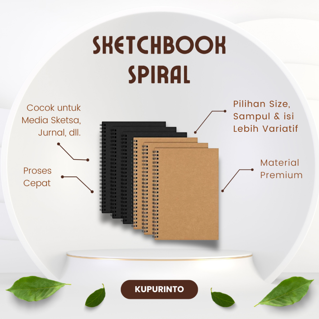 

Sketchbook Spiral Isi 100 Halaman - Buku Gambar / Sketsa / Sketch Book / Jurnal / Journal Book Vintage Aesthetic - A6 A5 A4