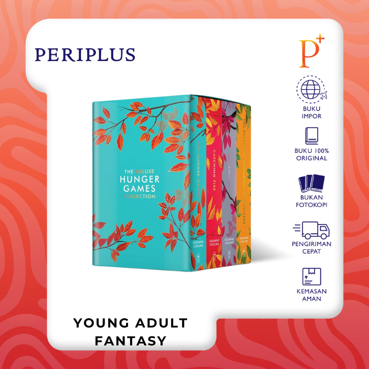 Hunger Games Box Set (Deluxe Edition with Stenciled Edges) by Suzanne Collins - 9781546171904