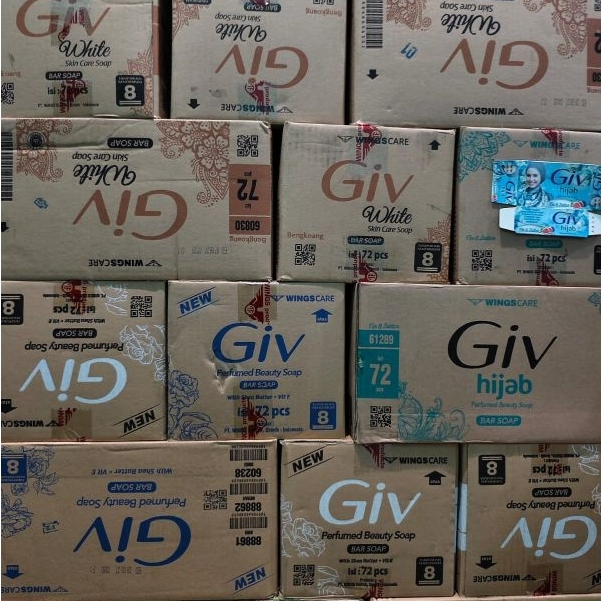 GIV DAPAT 1 DUS = ISI 72 PCS (Random) Sabun GIV 72g / Sabun GIV 1 DUS