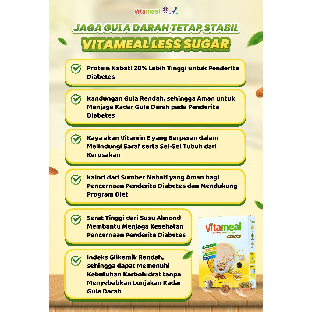 

Forcysn Vitameal Less Sugar - Paket 25 Box Beli Banyak Lebih Hemat Terbats Membantu Menstabilkan