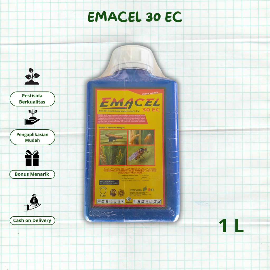 EMACEL 1 LITER - Insektisida Berbahan Aktif Emamektin Benzoat