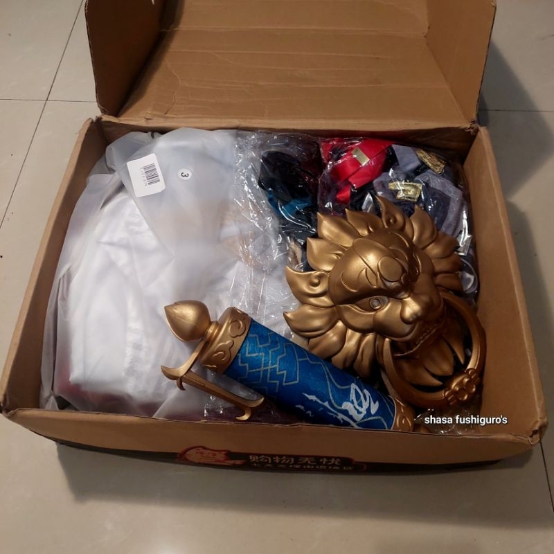 wts fullset costume jingyuan brand wudu size m fit to l Inc wig manmei dan hijab instant