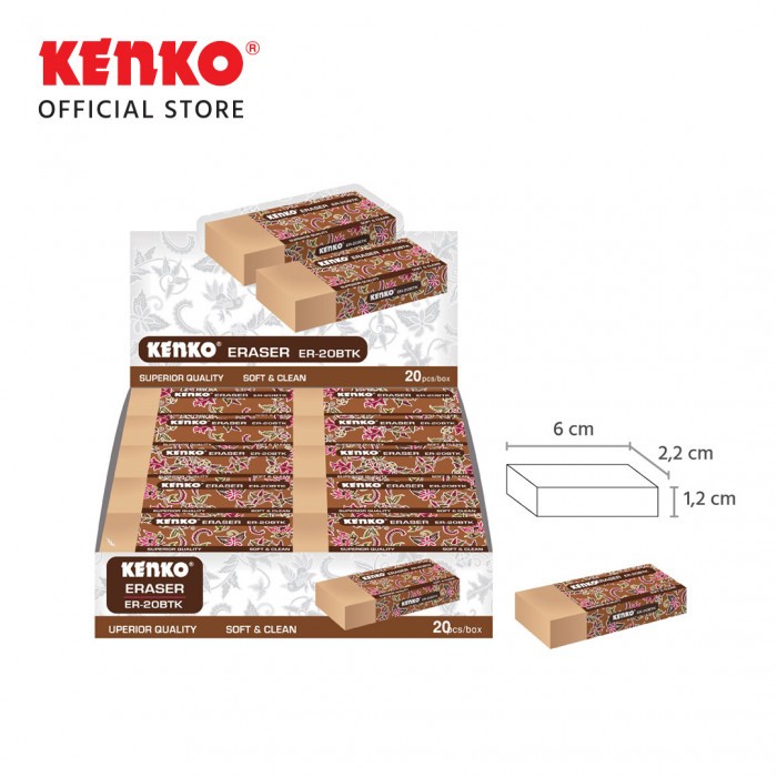 

KENKO ERASER / PENGHAPUS ER-20 BTK ( BATIK ) - 1 BOX