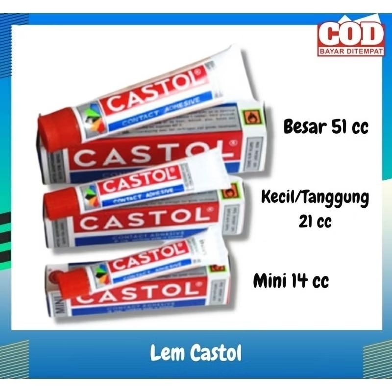 

Lem Castol 14/21 ccm original lem castol/glue castol serbaguna