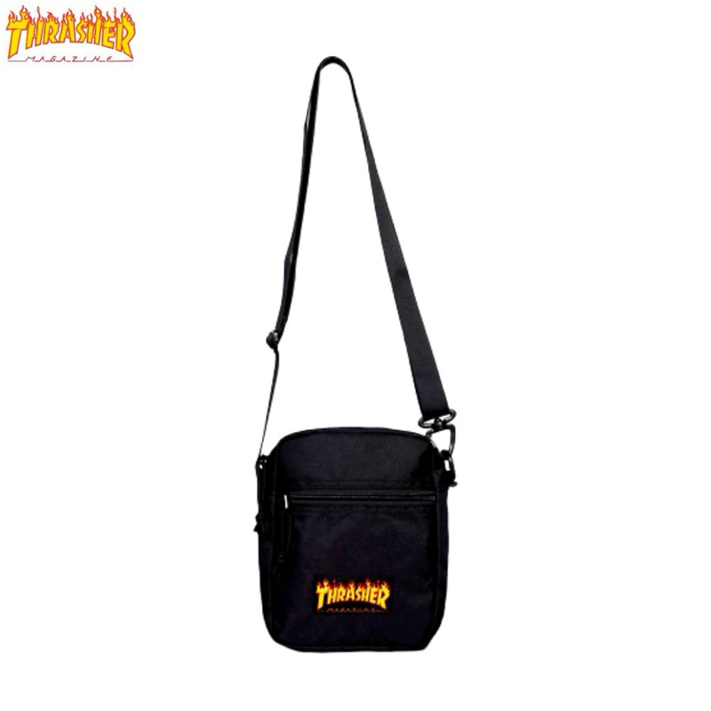 THRASHER SHOULDER BAG FLAME CORDURA